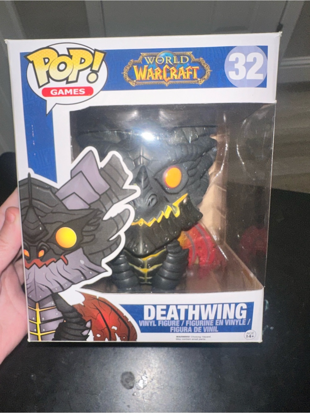 Funko POP! Games World of Warcraft Deathwing Vinyl Figure - Black, Orange, Red